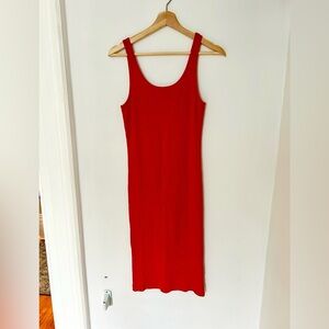 Wilfred Ribbed GO-TO tank midi dress - Size Medium